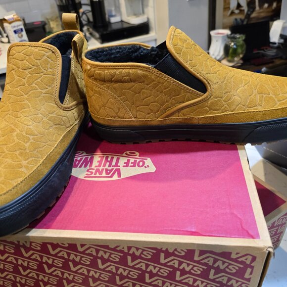 Vans Giraffe Mid Slip MTE-1 Shoes Brown / Black Mens Size 9 NEW VN0A5KQSY49 - Picture 3 of 12